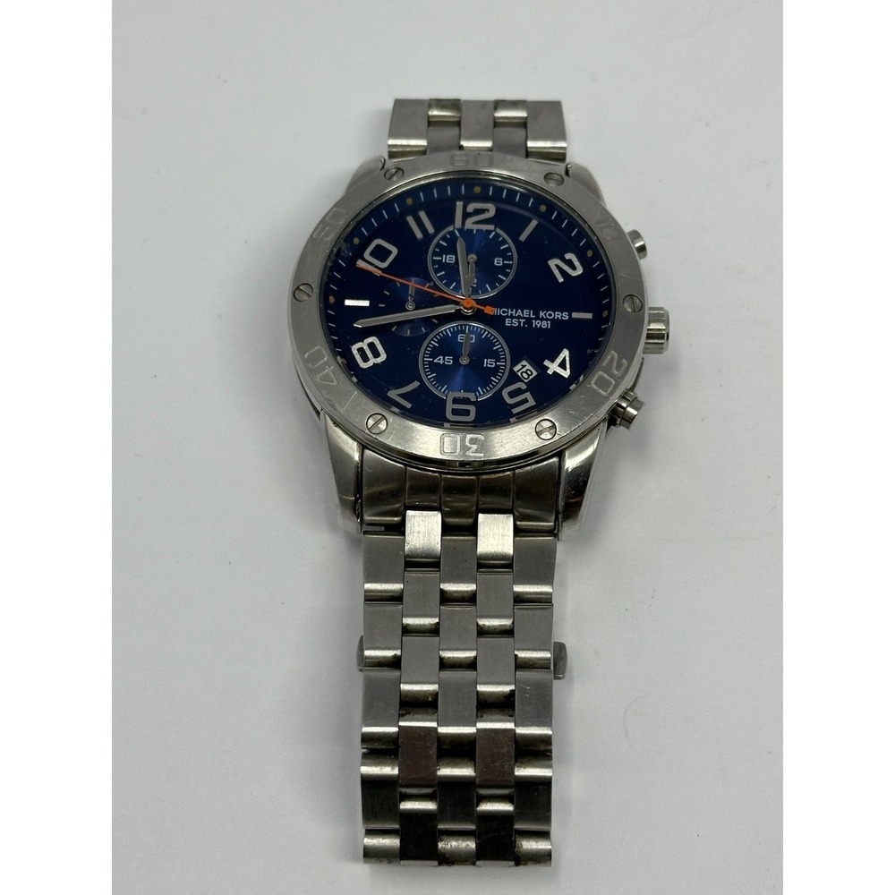Michael Kors Watch MK8348 Mercer Chronograph Stainless Steel Men's Watch V1